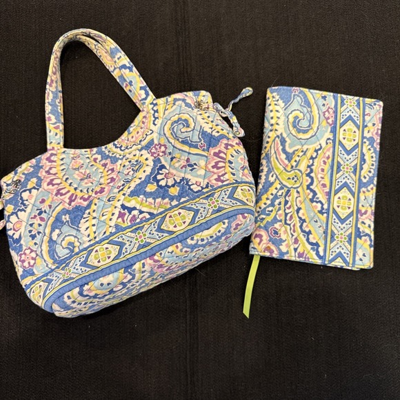 Vera & Lucy Handbags - Vera Bradley‎ Lola Mini Tote And Book Cover